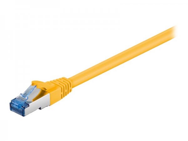 Goobay Patchkabel Cat.6a S/FTP PiMF gelb - Cavo - Rete