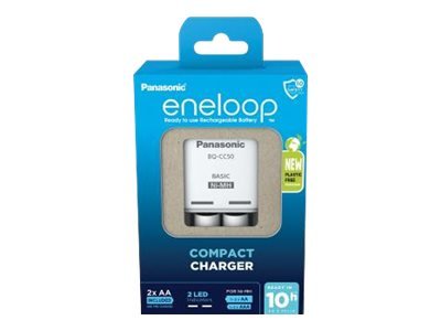 Panasonic BQ-CC50 - Stilo AA - Mini Stilo AAA - 2 pz - Batterie incluse