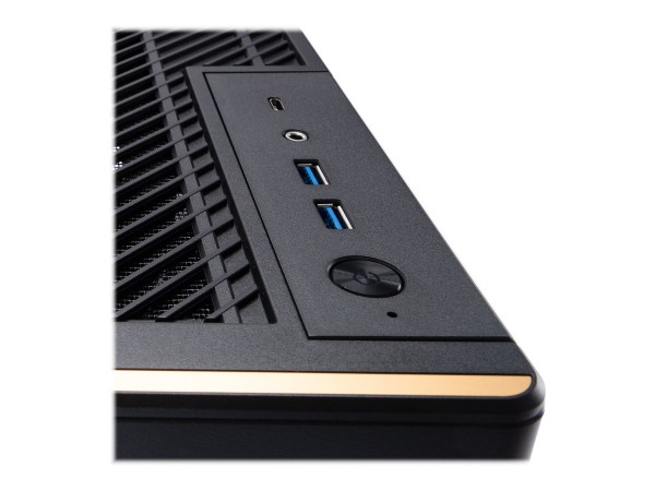 IN WIN Development A3 Mini-Tower Tempered Glass - schwarz - Midi/minitower - ATX