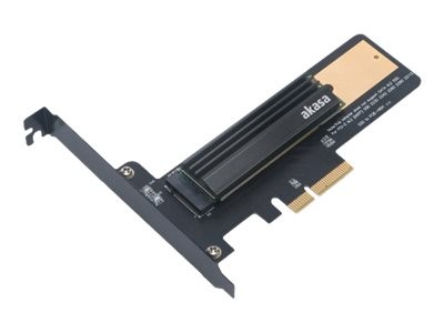 Akasa AK-PCCM2P-02 - PCIe - M.2 - PCIe 2.0 - Nero - Oro - PC - Passivo