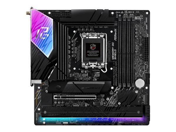 ASRock B860 Lightning WiFi/B860//SATA3/M.2/TB4/WiFi/BT/PCIe5.0/s.1851/Atx - Scheda madre - Intel Soc