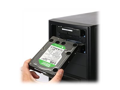 Icy Dock MB830SP-B - Custodia per Disco Rigido (HDD) - 3.5" - SAS - SATA - 6 Gbit/s - Hot-swap - Ner