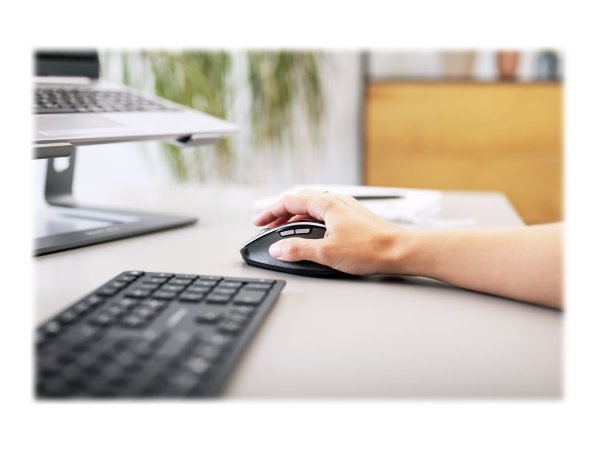 Cherry DW 9500 SLIM - Wireless - RF senza fili + Bluetooth - Tasto con meccanismo a forbici - QWERTY