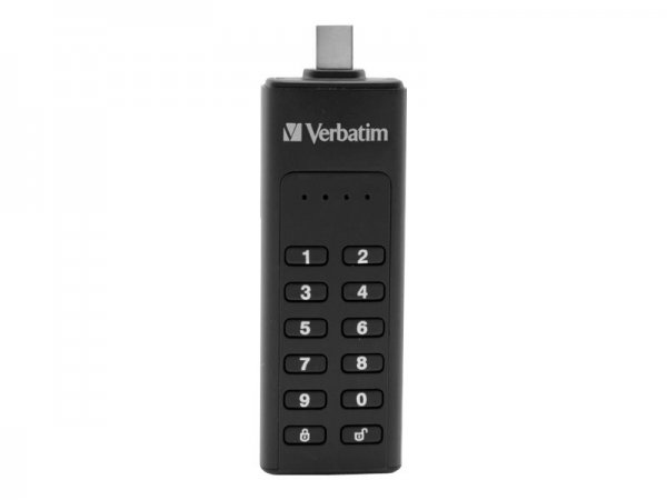 Verbatim Keypad Secure USB 3.1 Gen 1 USB-C 49432 - USB-Stick - 128 GB