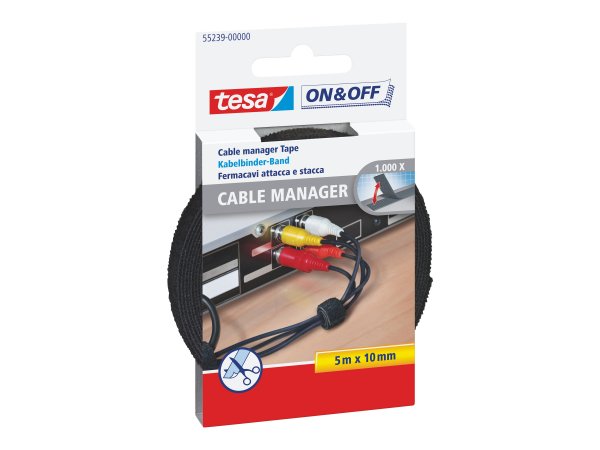 Tesa 55239 - Nero - 5000 mm - 10 mm - 1 pz