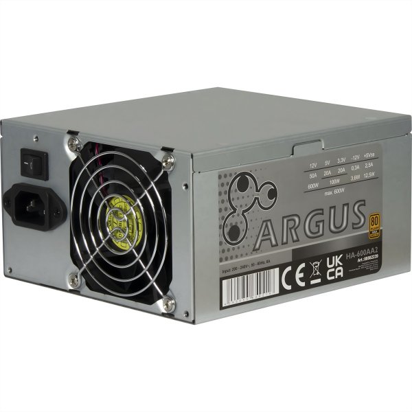Inter-Tech Netzteil Argus HA-600AA2 ATX - Alimentatore pc/server - 600 W
