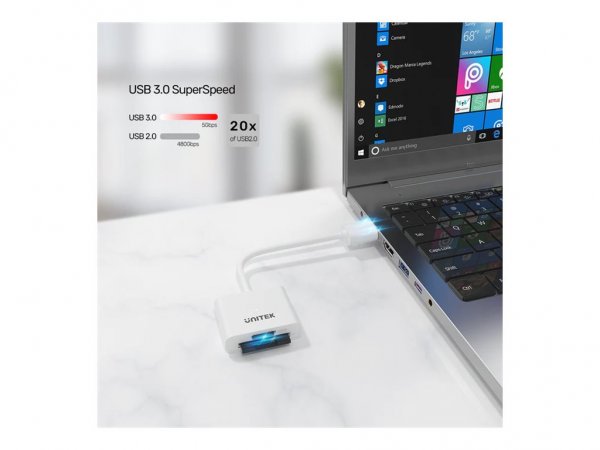 Unitek International Y-9321 USB 3.0 SD microSD card - Card-Reader - Micro SD