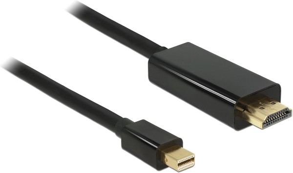 DeLOCK - Cavo mini DisplayPort 1.2 spina > 3 m - HDMI-A spina 3 m nero 4K, 83700