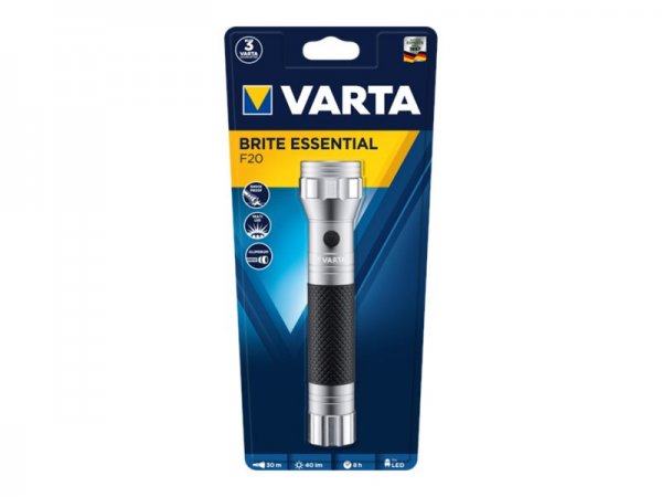 Varta LED Taschenlampe Brite Essential F20 - Torcia elettrica