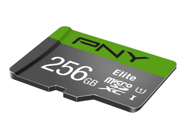 PNY Elite - 256 GB - MicroSDXC - Classe 10 - UHS-I - Class 1 (U1) - V10