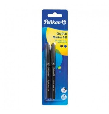 Pelikan 947317 441 2B Marcatore CD blu e nero