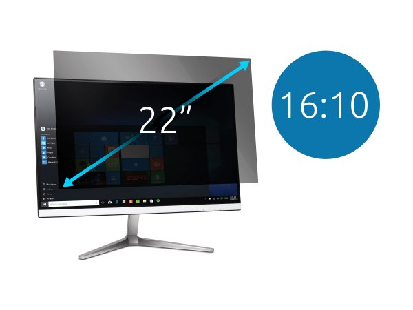 Kensington Filtro per la privacy rimovibile in 2 direzioni per monitor da 22" 16:10 - 55,9 cm (22")
