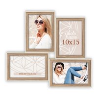 Zep Kriss 4Q - Legno - Marrone - Bianco - Legno - Set di cornici per foto - Parete - 10 x 15 cm - Re