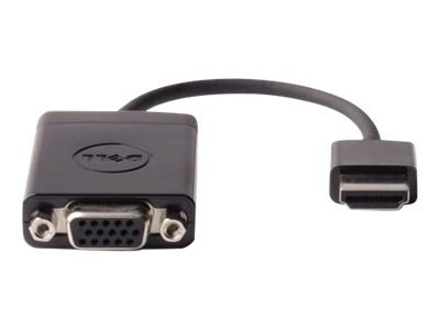 Dell Adattatore HDMI a VGA - VGA (D-Sub) - HDMI tipo A (Standard) - Maschio - Maschio - Nero - 1 pz