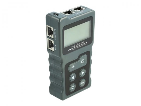 Delock LCD Cable Tester RJ45 / PoE / DC