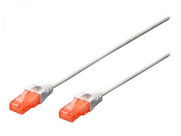 DIGITUS Cavo patch U/UTP CAT - LSZH - 5 m - Cat6 - U/UTP (UTP) - RJ-45 - RJ-45 - Bianco