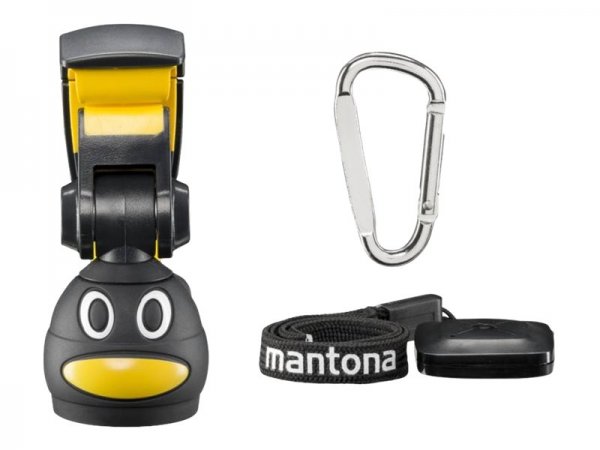 mantona 21236 - Telefono cellulare/smartphone - Supporto attivo - Nero - Giallo