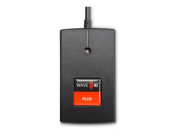 RF IDeas WAVE ID Plus SDK Surface Mount Black USB Reader