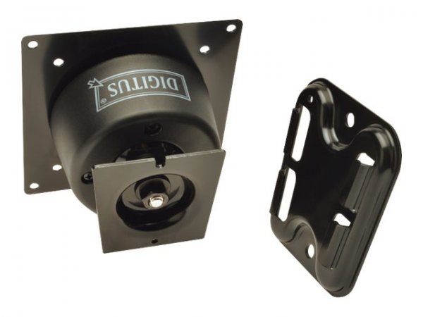 DIGITUS Supporto a parete universale regolabile - 15 kg - Metallo - Nero