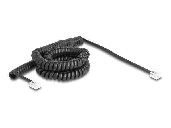 Delock Telefonkabel/Spiralkabel RJ11 St. zu St.5m - Telefono
