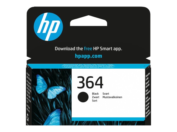 HP 364 Black Ink Cart/Vivera - Originale - Cartuccia di inchiostro