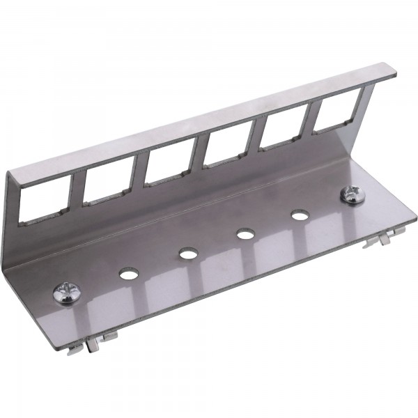 InLine Supporto per moduli Keystone Snap-In - 6 posti - Metallo