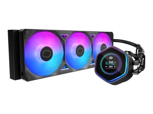 Cooler Master MasterLiquid 360 Atmos Ii Lcd - Prozessor-Fluessigkeitskühlsystem -... - 38,5 dB - AMD