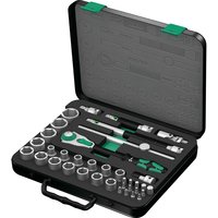 Wera 05003645001 - Set di chiavi a bussola - 37 pz - Nero - Verde - CE - Manico della chiave a cricc