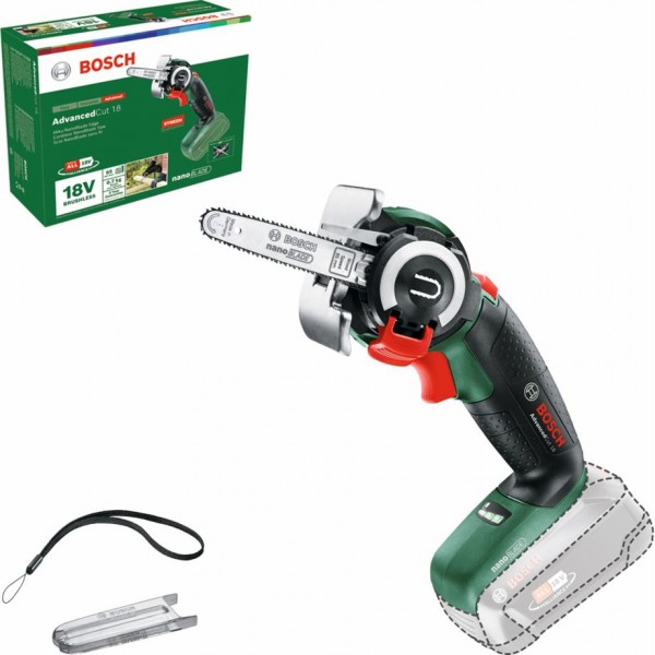 Bosch AdvancedCut 18 - 7000 Giri/min - 6,5 cm - Nero - Verde - Rosso - Argento - Batteria - 2,5 Ah -