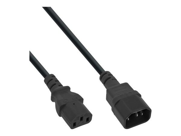 InLine Bulk Pack 35Pz. - prolunga IEC - da C13 a C14 - nero - 1,8m