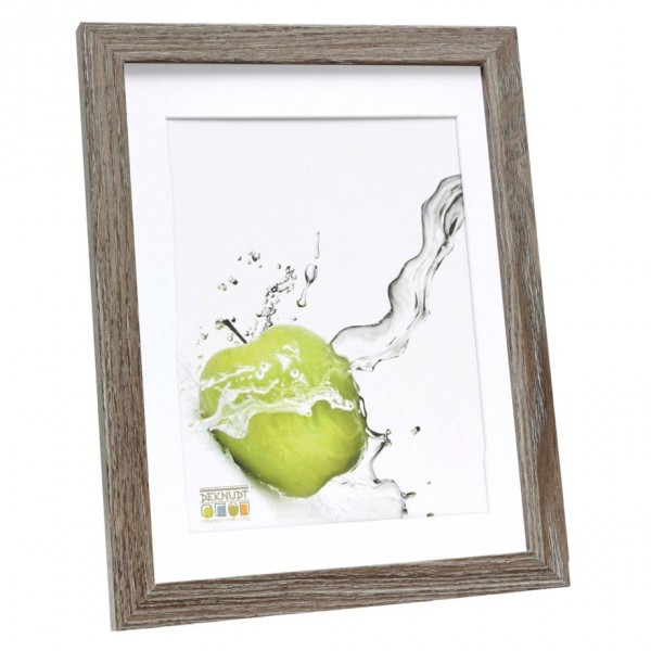 Deknudt S66KH3 P1 30x40 Holz grau eiche mit Passepartout