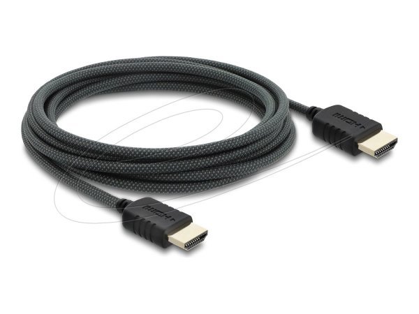 Delock Koaxiales High Speed HDMI Kabel 8K 60 Hz 48 Gbps mit Geflechtmantel - Cavo - Digitale/display