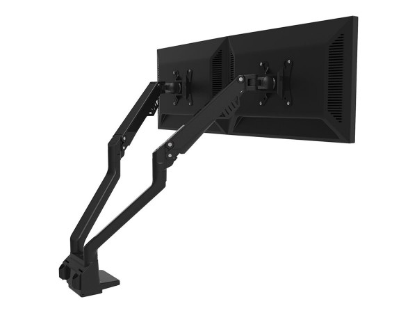 Neomounts Flat Screen Dual Desk Mount 10-32inch clamp/grommet Black
