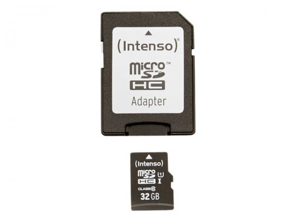 Intenso 32GB microSDHC - 32 GB - MicroSDHC - Classe 10 - UHS-I - 90 MB/s - Class 1 (U1)