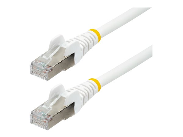 StarTech.com Cavo Ethernet CAT 6a - 7m - Bianco - Cavo di rete LAN Low Smoke Zero Halogen (LSZH) - 1