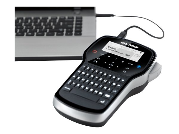 Dymo LabelManager ™ 280 QWERTZ - QWERTZ - D1 - Trasferimento termico - 180 x 180 DPI - 15 mm/s - Ner