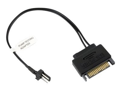 EK Water Blocks EK - 0,15 m - 3-pin - SATA a 15 pin - Maschio - Maschio - Nero