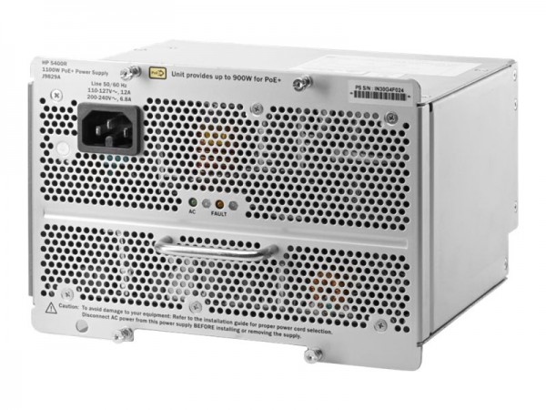 HPE Networking 5400R 1100W PoE+ zl2 Power Supply - Alimentazione elettrica - Aruba 5400R zl2 - 1100