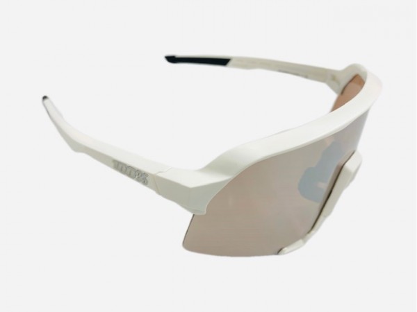 100% Speedlab 100percent S3 HiPER Mirror Lens Matte White Silver