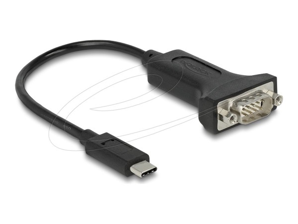 Delock Adapter USB Type-C zu 1 x Seriell RS-232 D-Sub - Adattatore - Digitale/dati