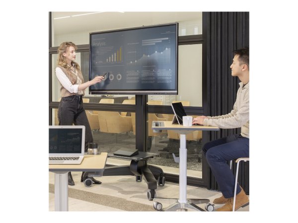 Ergotron Neo-Flex Mobile MediaCenter VHD - Carrello multimediale - Nero - Pannello piatto - 41 kg -