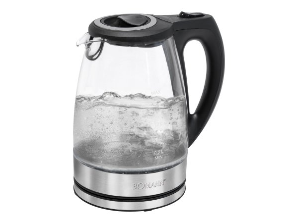 Bomann WKS 6032 G CB Wasserkocher 1.7 l Transparent