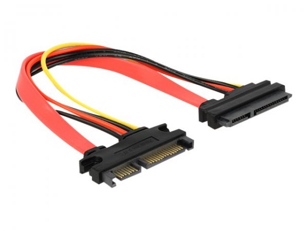 Delock SATA Cable 0.2m - 0,2 m - SATA I - Maschio/Femmina - Rosso