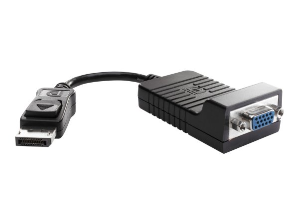 HP Adattatore da DisplayPort a VGA - 0,2 m - DisplayPort - VGA (D-Sub) - Nero - Cina - Maschio/Femmi