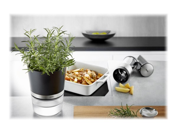GEFU BOTANICO - Vaso per erbe aromatiche - Libera installazione - Plastica - Acciaio inossidabile -