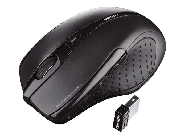 Cherry DW 5100 - Full-size (100%) - Wireless - RF Wireless - Nero - Mouse incluso