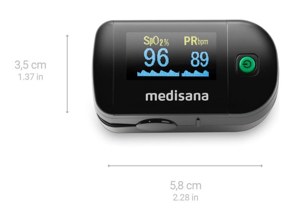 Medisana GmbH PM 100 schwarz Pulsoximeter