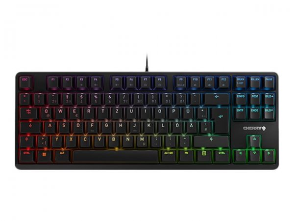Cherry G80-3000N RGB TKL - Cablato - USB - Interruttore a chiave meccanica - QWERTZ - LED RGB - Nero
