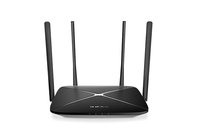 Mercusys AC12G - Wi-Fi 5 (802.11ac) - Dual-band (2.4 GHz/5 GHz) - Collegamento ethernet LAN - Nero -