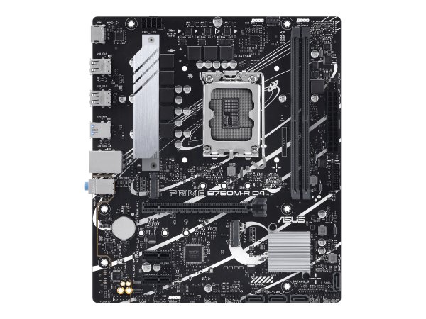 ASUS PRIME B760M-R D4 - Intel - LGA 1700 - Intel Core i9 14th Gen - Intel Core i3 12th Gen - Intel C